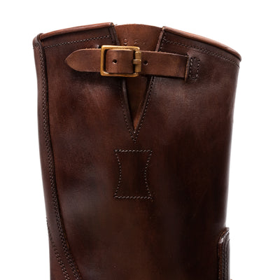 Clinch Boots Engineer Boots - Brown Overdyed Horsebutt - CN Wide Last - Standard & Strange