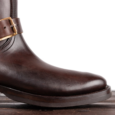 Clinch Boots Engineer Boots - Brown Overdyed Horsebutt - CN Wide Last - Standard & Strange