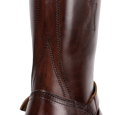 Clinch Boots Engineer Boots - Brown Overdyed Horsebutt - CN Wide Last - Standard & Strange