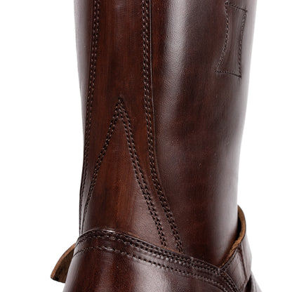 Clinch Boots Engineer Boots - Brown Overdyed Horsebutt - CN Wide Last - Standard & Strange