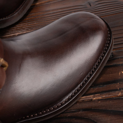 Clinch Boots Engineer Boots - Brown Overdyed Horsebutt - CN Wide Last - Standard & Strange