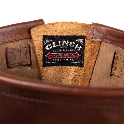 Clinch Boots Engineer Boots - Brown Overdyed Horsebutt - CN Wide Last - Standard & Strange