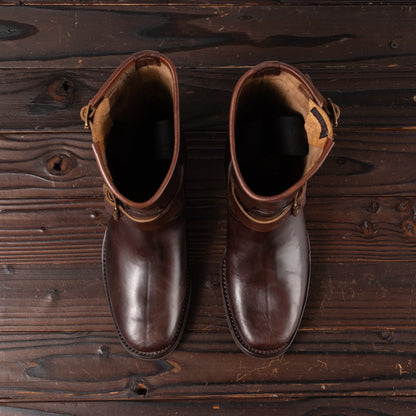 Clinch Boots Engineer Boots - Brown Overdyed Horsebutt - CN Wide Last - Standard & Strange
