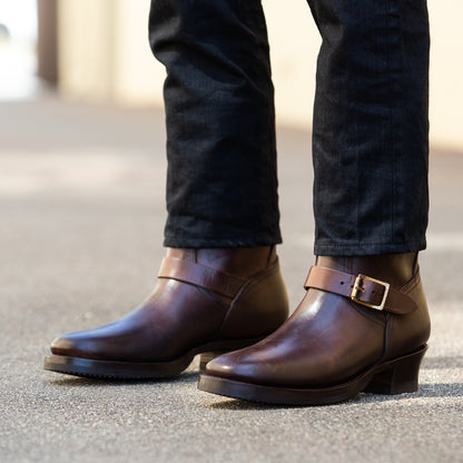 Clinch Boots Engineer Boots - Brown Overdyed Horsebutt - CN Wide Last - Standard & Strange