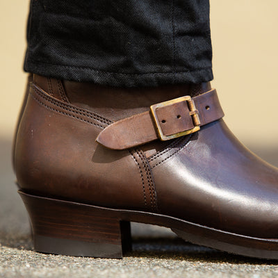 Clinch Boots Engineer Boots - Brown Overdyed Horsebutt - CN Wide Last - Standard & Strange