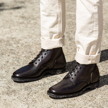 Clinch Boots Yeager Boot - Black Overdye Horsebutt - CN Last - Standard & Strange