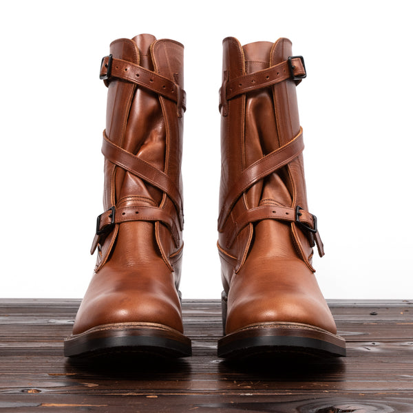 Eastman Leather Clothing Tanker Boots Russet Brown Horsehide