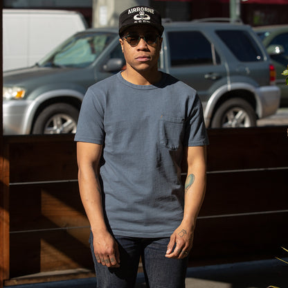 Freenote 13oz Shifter Tee - Faded Blue - Standard & Strange