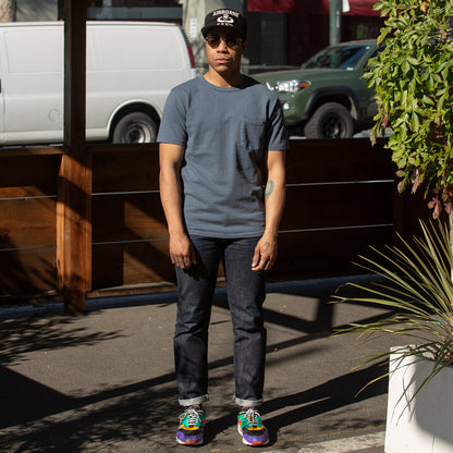 Freenote 13oz Shifter Tee - Faded Blue - Standard & Strange