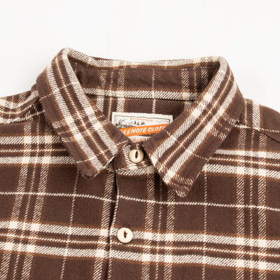Freenote Benson Shirt - Brown Plaid (AW22) - Standard & Strange