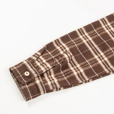Freenote Benson Shirt - Brown Plaid (AW22) - Standard & Strange