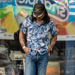 Freenote Hawaiian Shirt - Ice Tiger - Standard & Strange