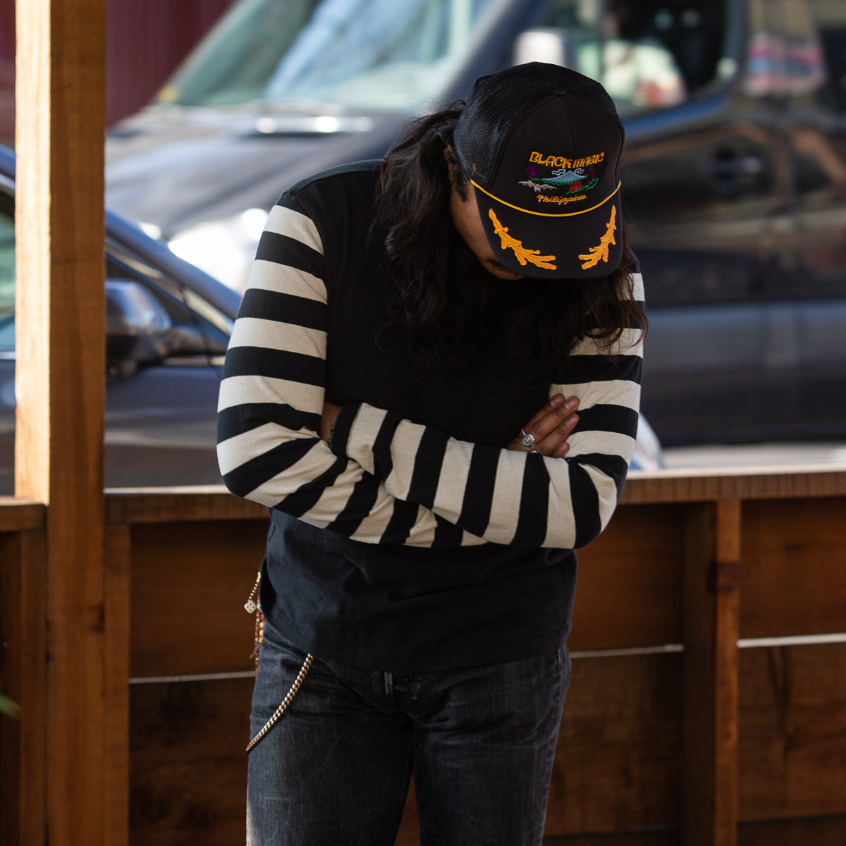 Freenote Shifter L/S Tee - Black Combo - Standard & Strange