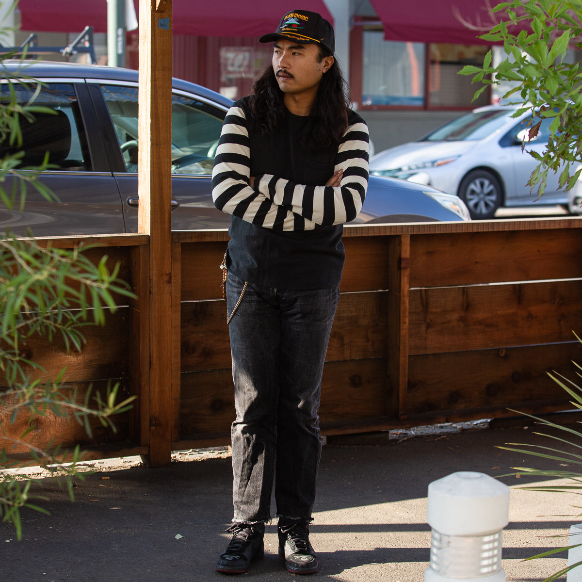 Freenote Shifter L/S Tee - Black Combo - Standard & Strange