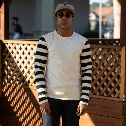 Freenote Shifter L/S Tee - Natural Combo - Standard & Strange