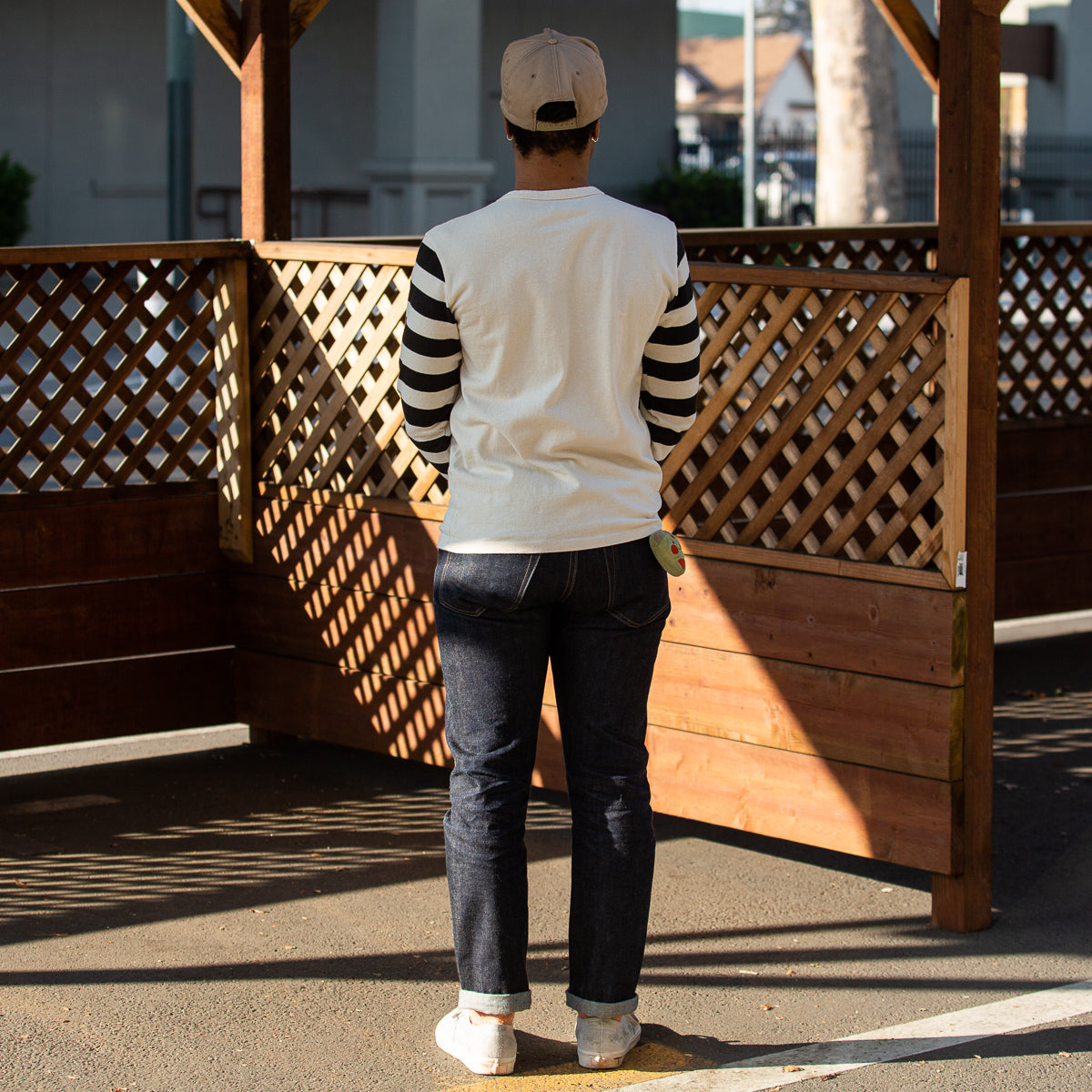 Freenote Shifter L/S Tee - Natural Combo - Standard & Strange