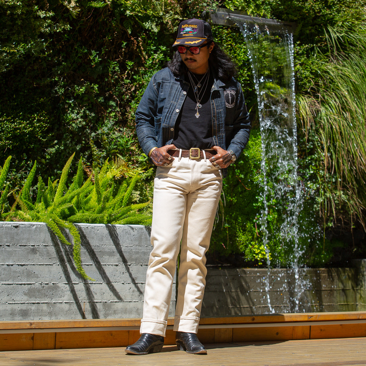 Freenote Wilkes Western - 14oz Natural Denim - Standard & Strange