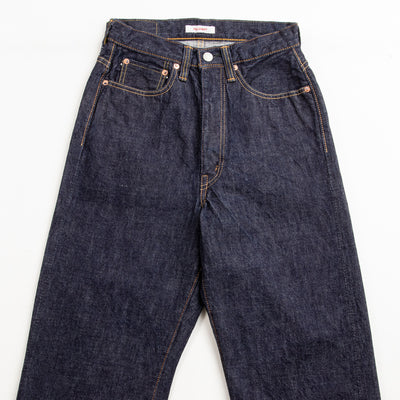 Fullcount 0107-21 - Womens' Wide Straight "Monroe" - One Wash Denim - Standard & Strange