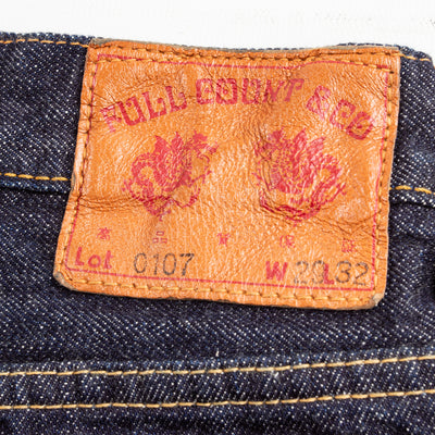 Fullcount 0107-21 - Womens' Wide Straight "Monroe" - One Wash Denim - Standard & Strange