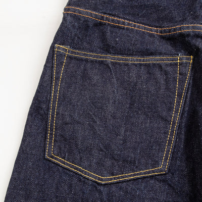 Fullcount 1101W - Regular Fit Tapered Leg - One Wash Denim - Standard & Strange