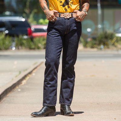 Fullcount 1101W - Regular Fit Tapered Leg - One Wash Denim - Standard & Strange