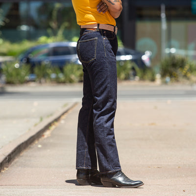 Fullcount 1101W - Regular Fit Tapered Leg - One Wash Denim - Standard & Strange