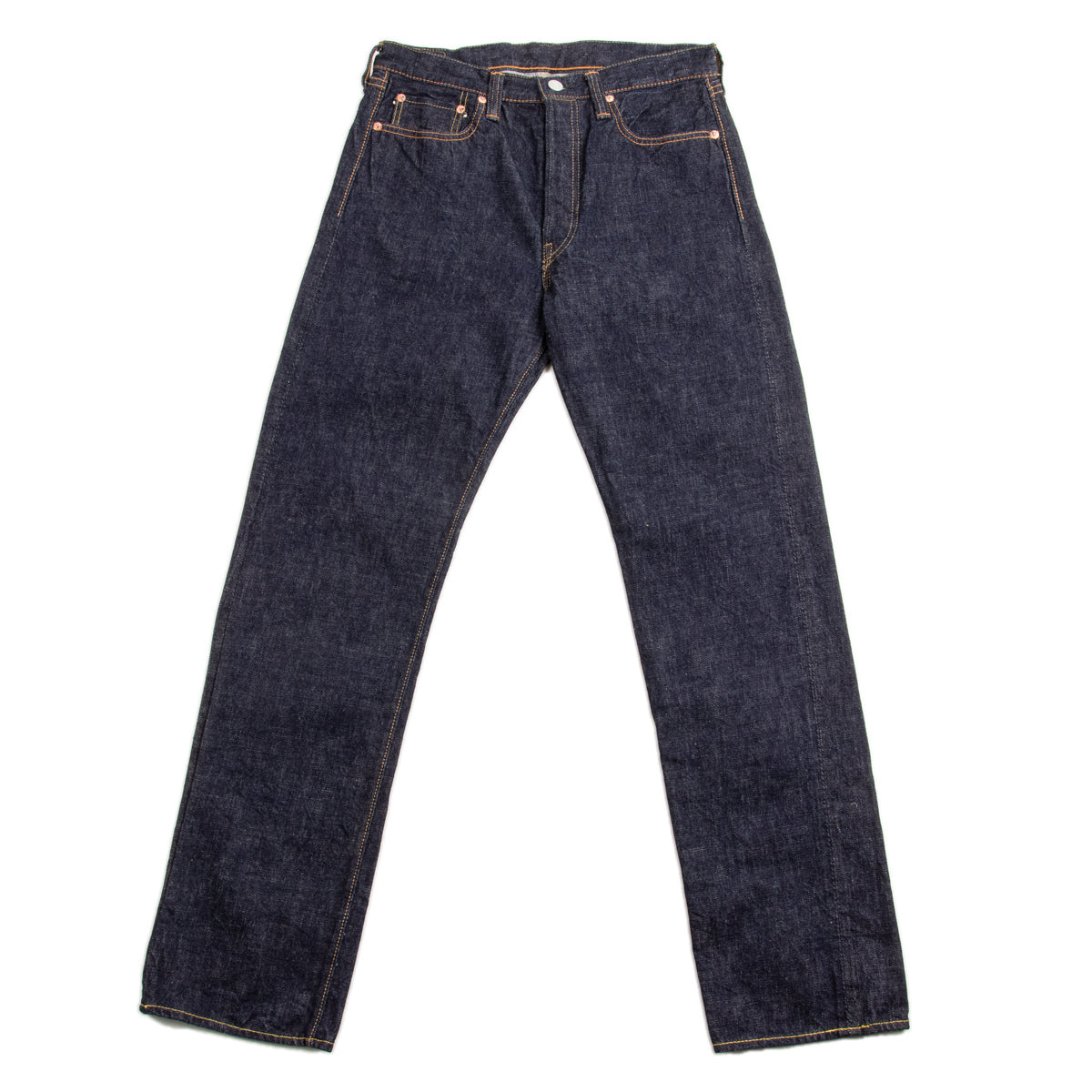 1108W - Mid Rise Slim Straight - One Wash Denim