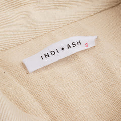 Indi + Ash Sawtooth Western Shirt - Handwoven Undyed Denim - Standard & Strange