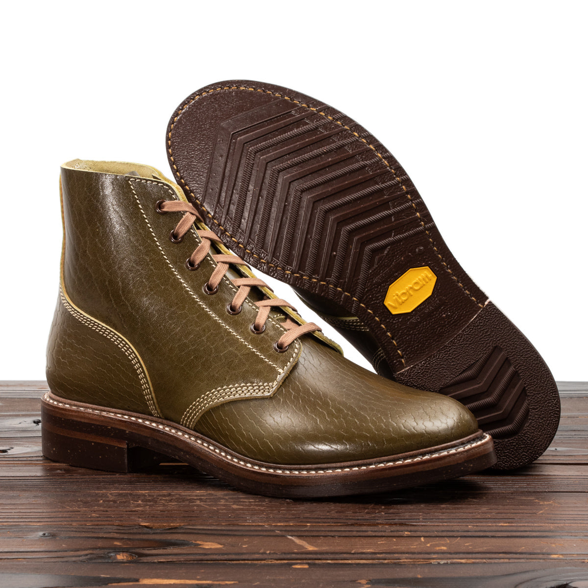 John Lofgren M-43 Service Boots - Shinki Olive Horsebutt [Limited Edition] - Standard & Strange