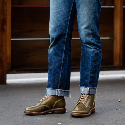 John Lofgren M-43 Service Boots - Shinki Olive Horsebutt [Limited Edition] - Standard & Strange