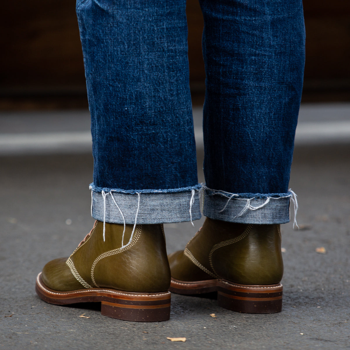 John Lofgren M-43 Service Boots - Shinki Olive Horsebutt [Limited Edition] - Standard & Strange