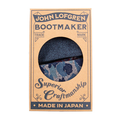 John Lofgren Two Pack Socks - Camo Blue  x Grained Navy Gray - Standard & Strange