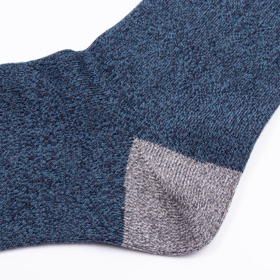 John Lofgren Two Pack Socks - Camo Blue  x Grained Navy Gray - Standard & Strange