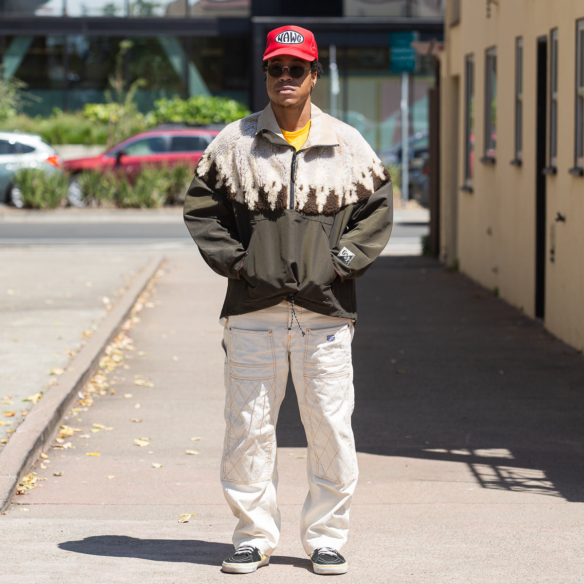 Kapital  Cloth x BOA Fleece NORDIC Anorak   Brown   Standard