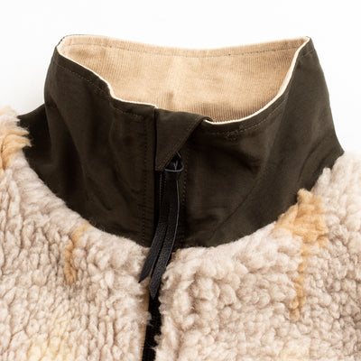 Kapital 60/40 Cloth x BOA Fleece NORDIC Vest - Brown - Standard & Strange