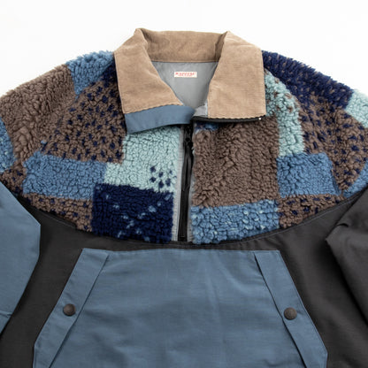 Kapital 60/40 Cloth x TUGIHAGI Fleece HUTTE Anorak - Navy - Standard & Strange