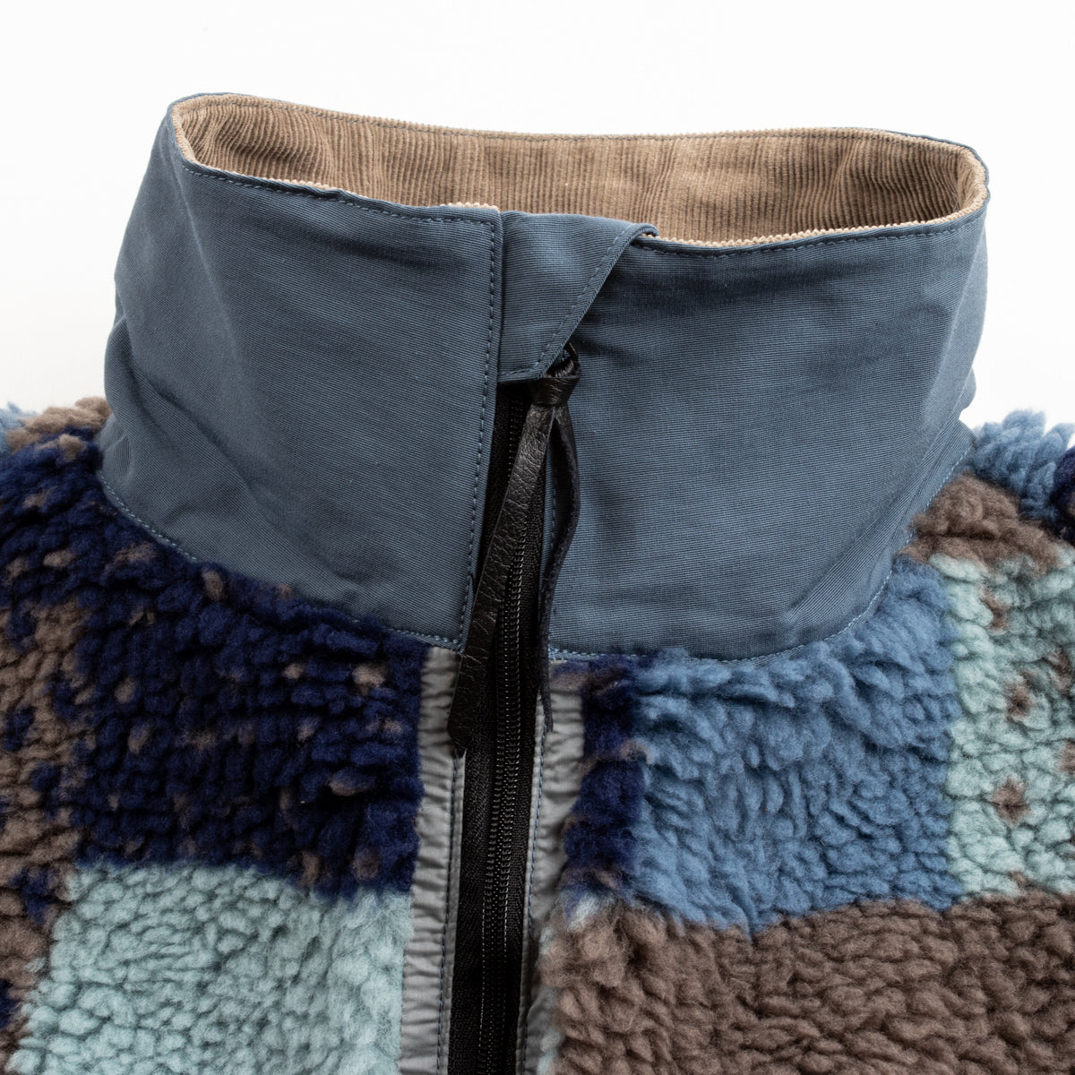 Kapital 60/40 Cloth x TUGIHAGI Fleece HUTTE Anorak - Navy - Standard & Strange