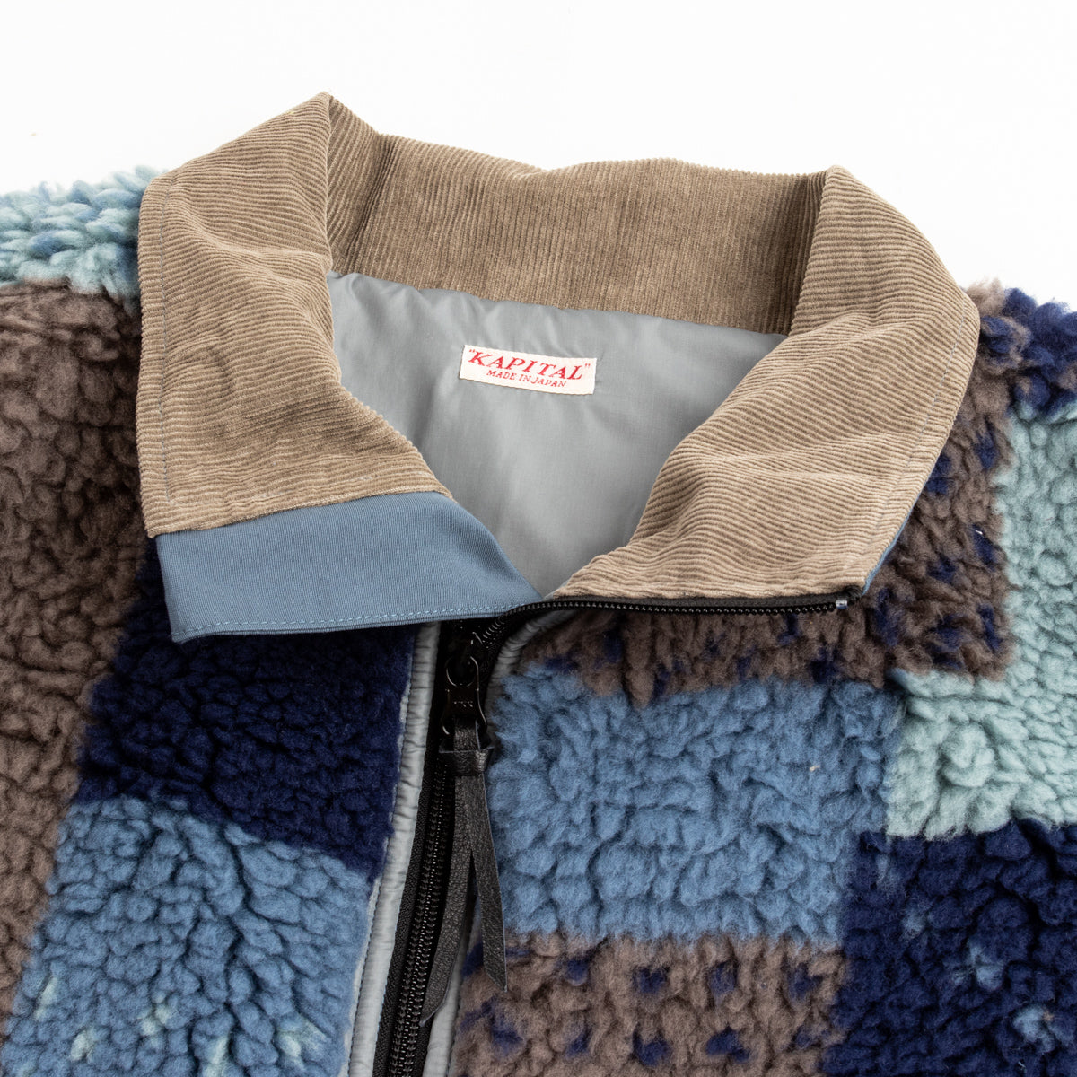 Kapital 60/40 Cloth x TUGIHAGI Fleece HUTTE Vest - Navy - Standard & Strange