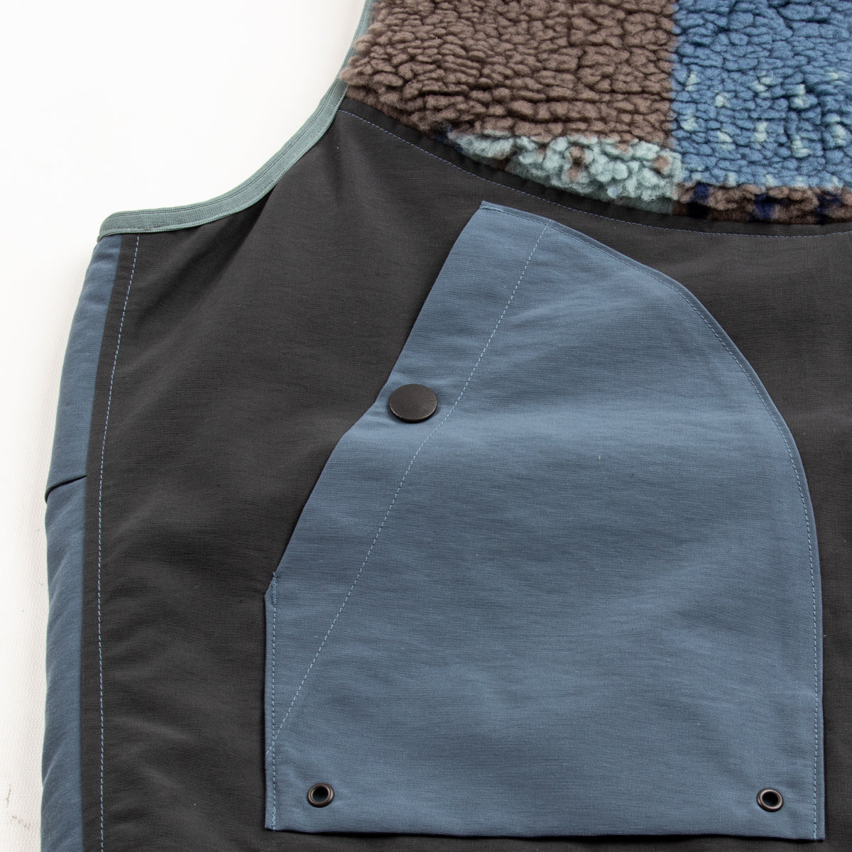 Kapital 60/40 Cloth x TUGIHAGI Fleece HUTTE Vest - Navy - Standard & Strange