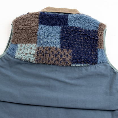 Kapital 60/40 Cloth x TUGIHAGI Fleece HUTTE Vest - Navy - Standard & Strange