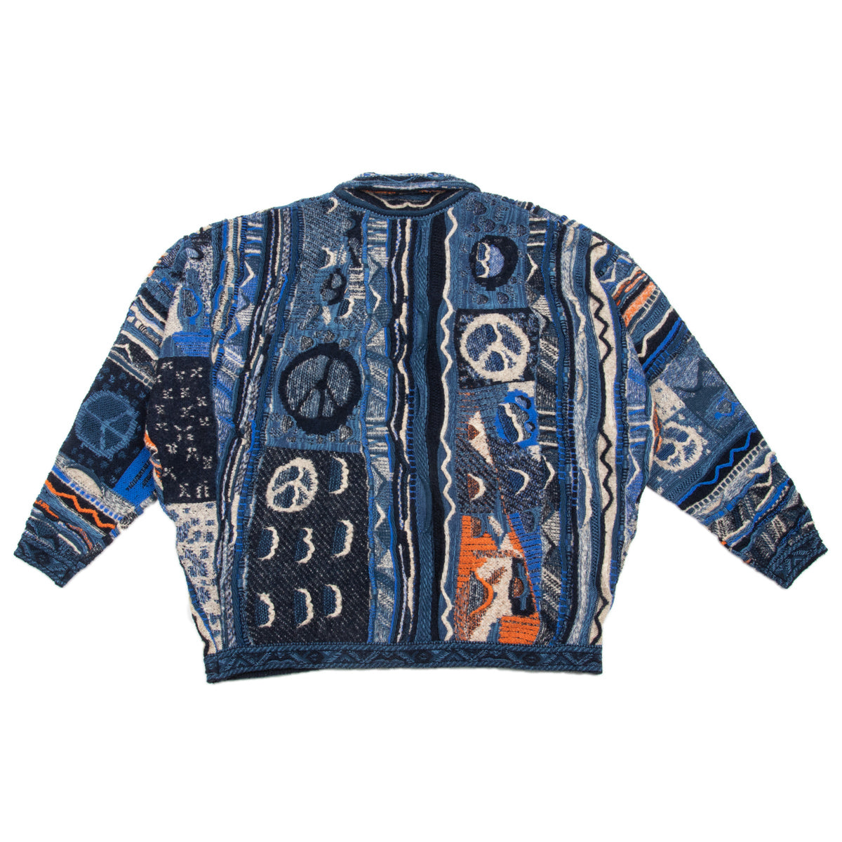 7G BORO Gaudy Knit Cardigan - Navy