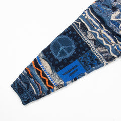 Kapital 7G BORO Gaudy Knit Cardigan - Navy - Standard & Strange