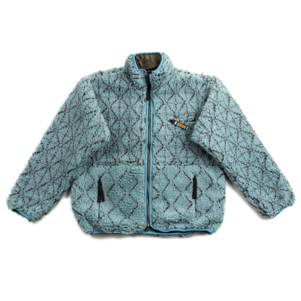 Kapital DO-GI SASHIKO BOA Fleece Reversible Blouson - Blue