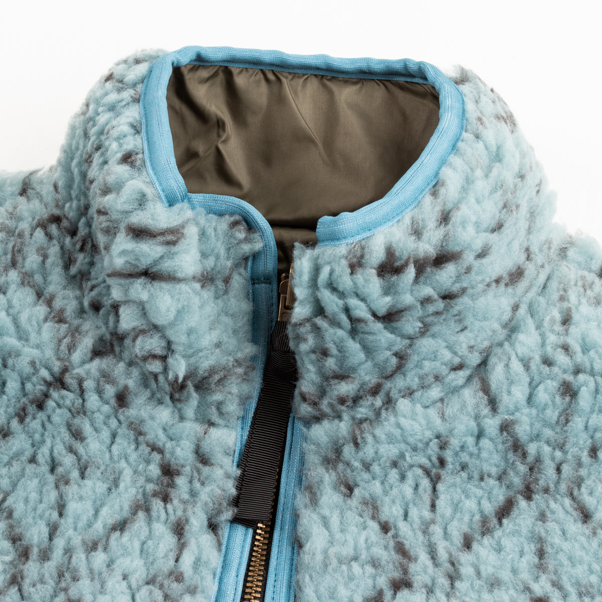 DO-GI SASHIKO BOA Fleece Reversible Blouson - Blue