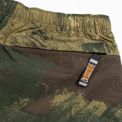 Kapital Fast-Dry Taffeta BRUSH CAMO EASY Shorts - Khaki - Standard & Strange