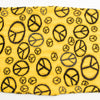 Kapital Fulling Wool HAPPY Scarf PEACE - Yellow - Standard & Strange