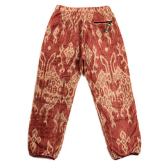 Kapital JAVA KASURI Fleece EASY Pants - Red - Standard & Strange