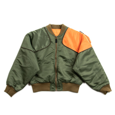 Kapital MA-1 Nylon SPRING SHAM Bomber Jacket (60 Pads) - Khaki