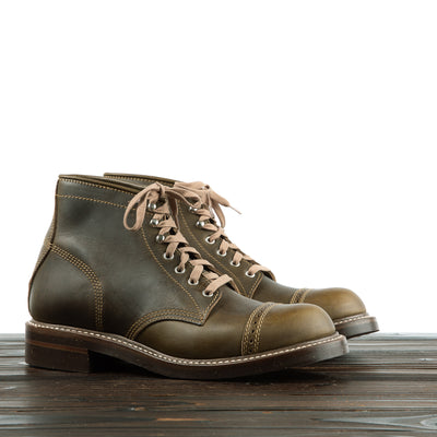 John Lofgren Combat Boots - Dark Olive CXL - Standard & Strange