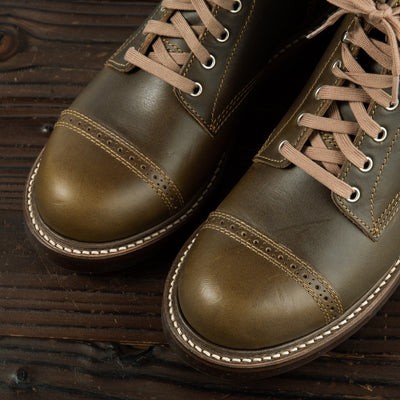 John Lofgren Combat Boots - Dark Olive CXL - Standard & Strange